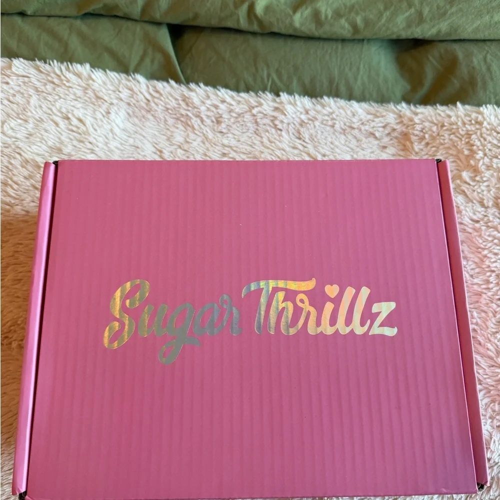 Sugar Thrillz Pink Marabou Platform Heels – Size 7 – Like New w/ Box - Picture 2 of 6